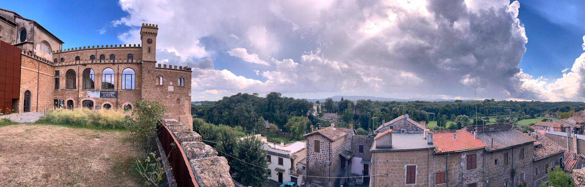 Blick vom städtischen Museum auf Sutri
