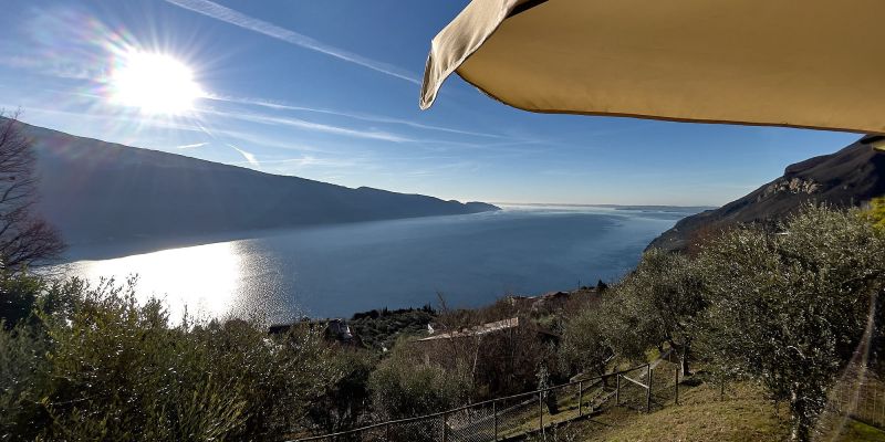 Die Wolken haben sich verzogen.