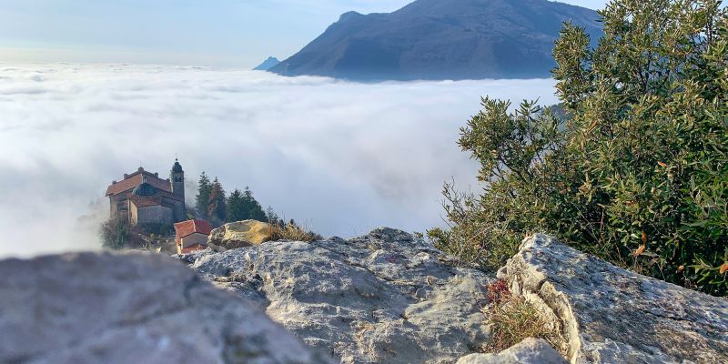 Spektakulär: Über den Wolken 
